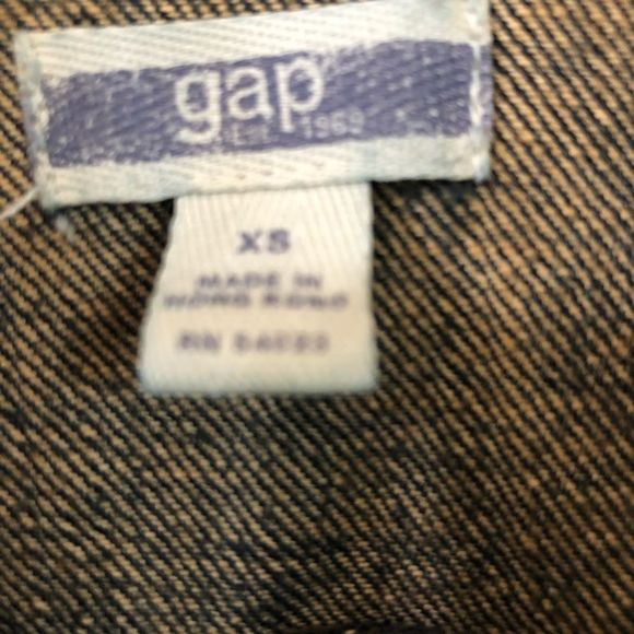 GAP DARK DENIM JACKET SZ XS - Picture 8 of 10